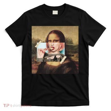Aesthetic La Gioconda Mona Lisa E-Girl Pop Culture T-Shirt