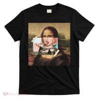 Aesthetic La Gioconda Mona Lisa E-Girl Pop Culture T-Shirt thumb 0