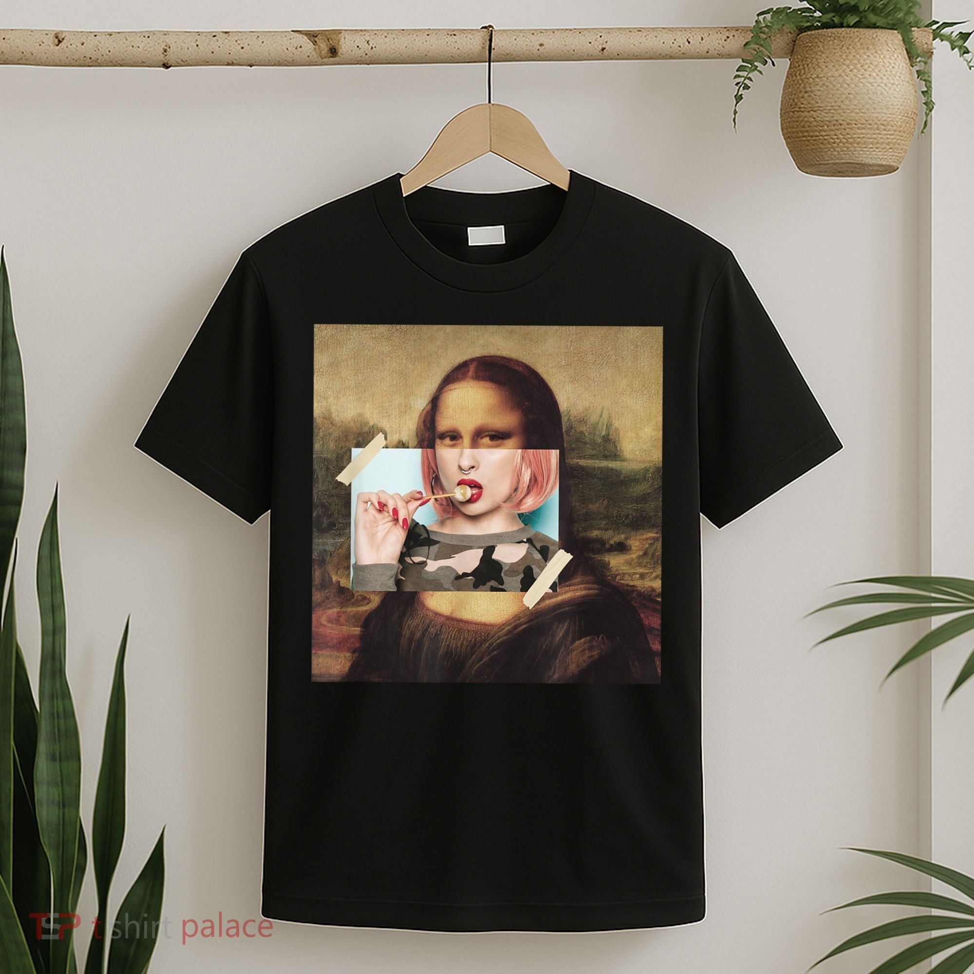 Aesthetic La Gioconda Mona Lisa E-Girl Pop Culture T-Shirt