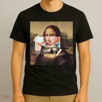 Aesthetic La Gioconda Mona Lisa E-Girl Pop Culture T-Shirt thumb 3