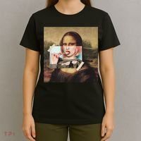 Aesthetic La Gioconda Mona Lisa E-Girl Pop Culture T-Shirt thumb 4