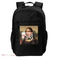 Aesthetic La Gioconda Mona Lisa E-Girl Pop Culture Backpack thumb 0