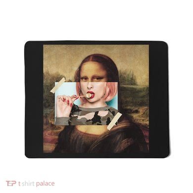 Aesthetic La Gioconda Mona Lisa E-Girl Pop Culture Mousepad