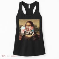 Aesthetic La Gioconda Mona Lisa E-Girl Pop Culture Women's Tank Top thumb 0