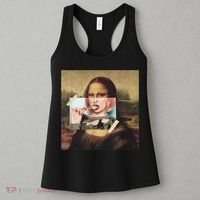 Aesthetic La Gioconda Mona Lisa E-Girl Pop Culture Women's Tank Top thumb 3
