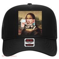 Aesthetic La Gioconda Mona Lisa E-Girl Pop Culture Hat thumb 0