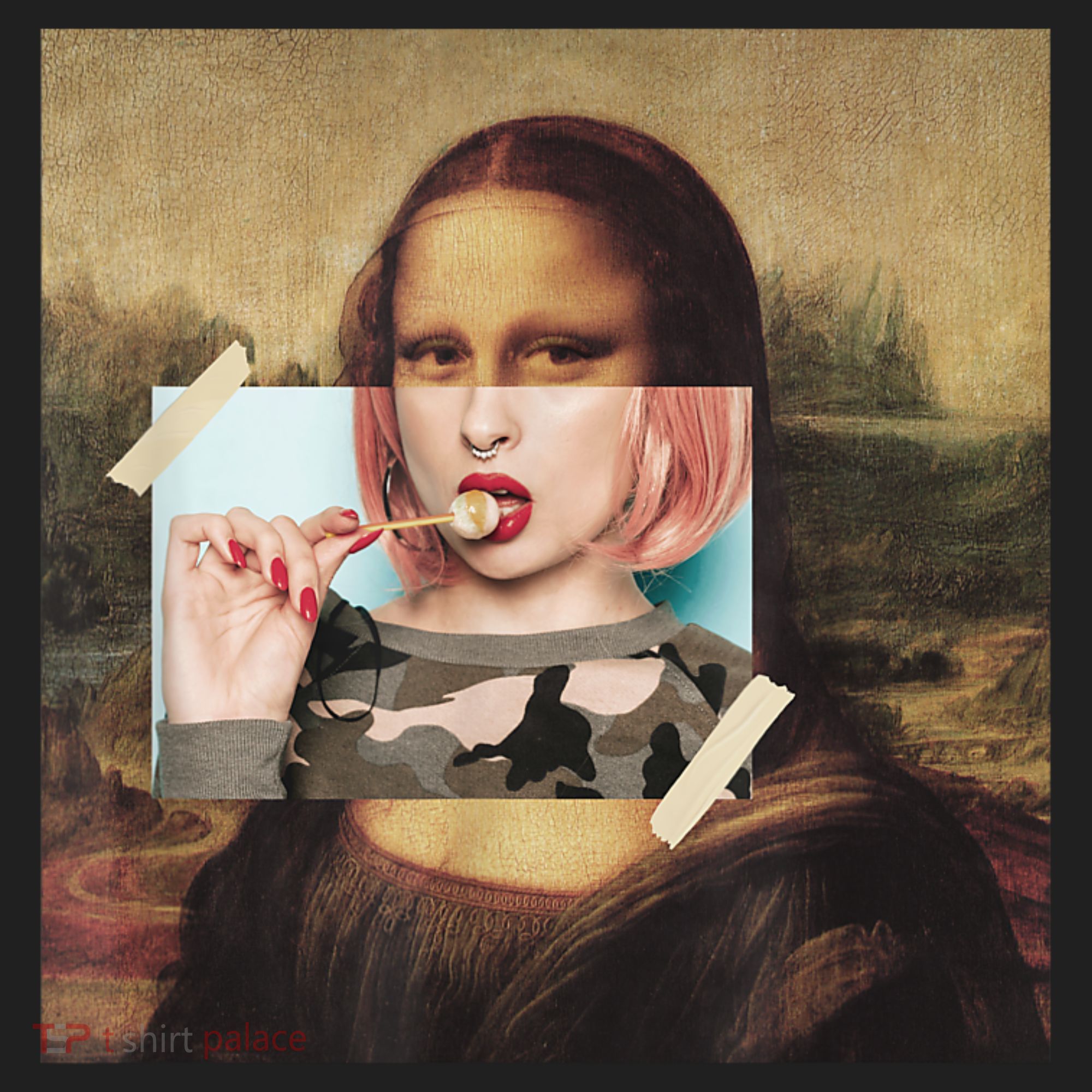 Aesthetic La Gioconda Mona Lisa E-Girl Pop Culture Hat