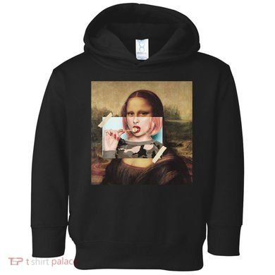 Aesthetic La Gioconda Mona Lisa E-Girl Pop Culture Toddler Hoodie