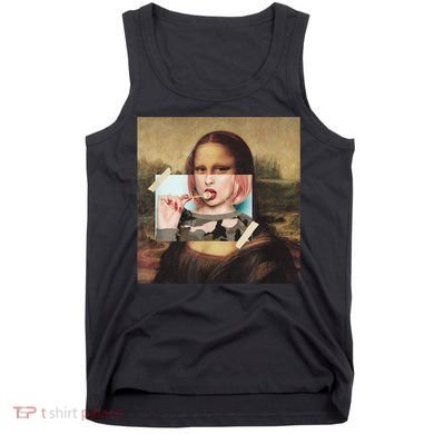 Aesthetic La Gioconda Mona Lisa E-Girl Pop Culture Tank Top