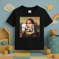 Aesthetic La Gioconda Mona Lisa E-Girl Pop Culture Toddler T-Shirt thumb 3