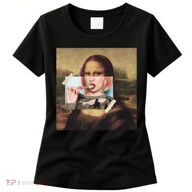 Aesthetic La Gioconda Mona Lisa E-Girl Pop Culture Women's T-Shirt