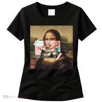 Aesthetic La Gioconda Mona Lisa E-Girl Pop Culture Women's T-Shirt thumb 0