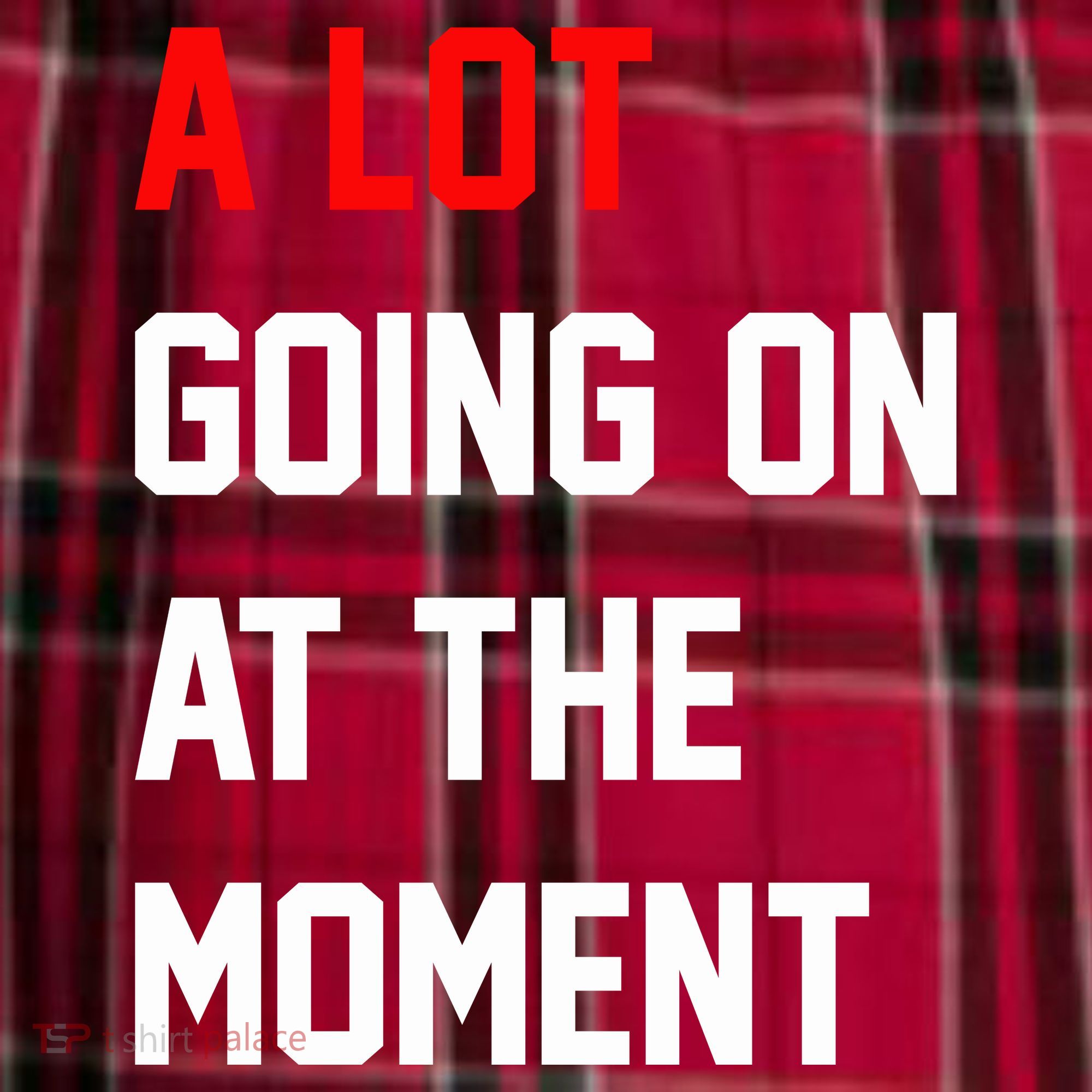 A Lot Going On At The Moment Men's Flannel Plaid Pajama Pants