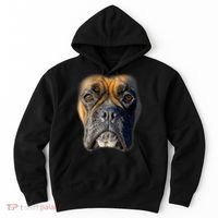 Animal Lover Gift Boxer Face Funny Dog Lovers Tshirt Hoodie thumb 0
