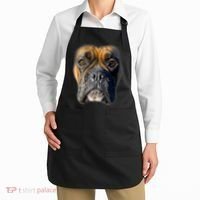 Animal Lover Gift Boxer Face Funny Dog Lovers Tshirt Apron thumb 2