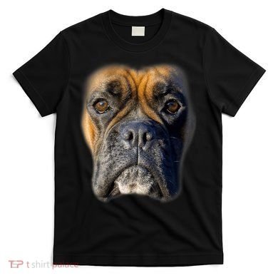Animal Lover Gift Boxer Face Funny Dog Lovers Tshirt T-Shirt