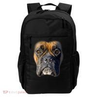 Animal Lover Gift Boxer Face Funny Dog Lovers Tshirt Backpack thumb 0