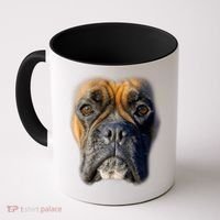 Animal Lover Gift Boxer Face Funny Dog Lovers Tshirt Coffee Mug thumb 0