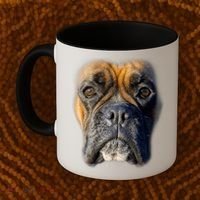 Animal Lover Gift Boxer Face Funny Dog Lovers Tshirt Coffee Mug thumb 2