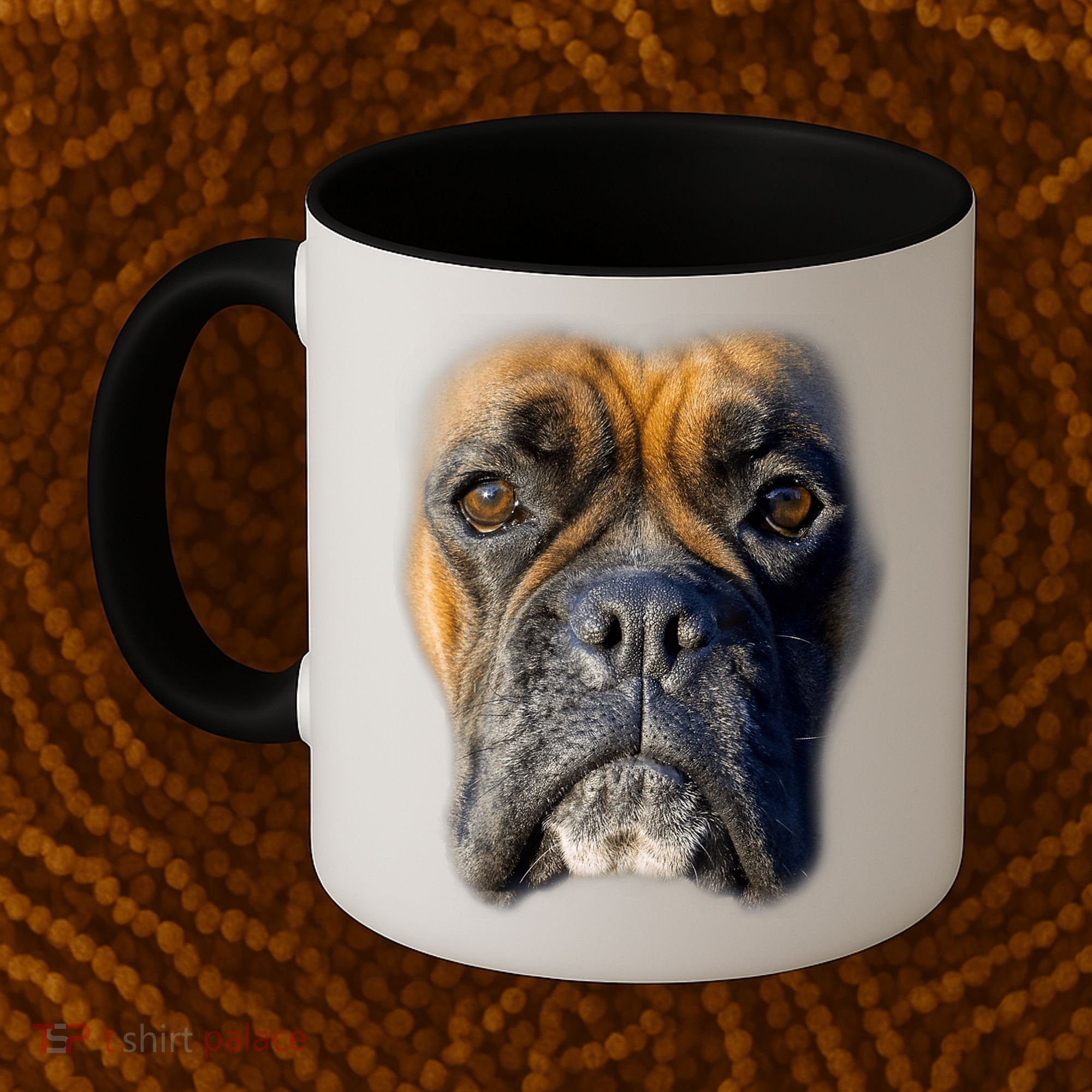 Animal Lover Gift Boxer Face Funny Dog Lovers Tshirt Coffee Mug