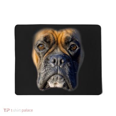 Animal Lover Gift Boxer Face Funny Dog Lovers Tshirt Mousepad