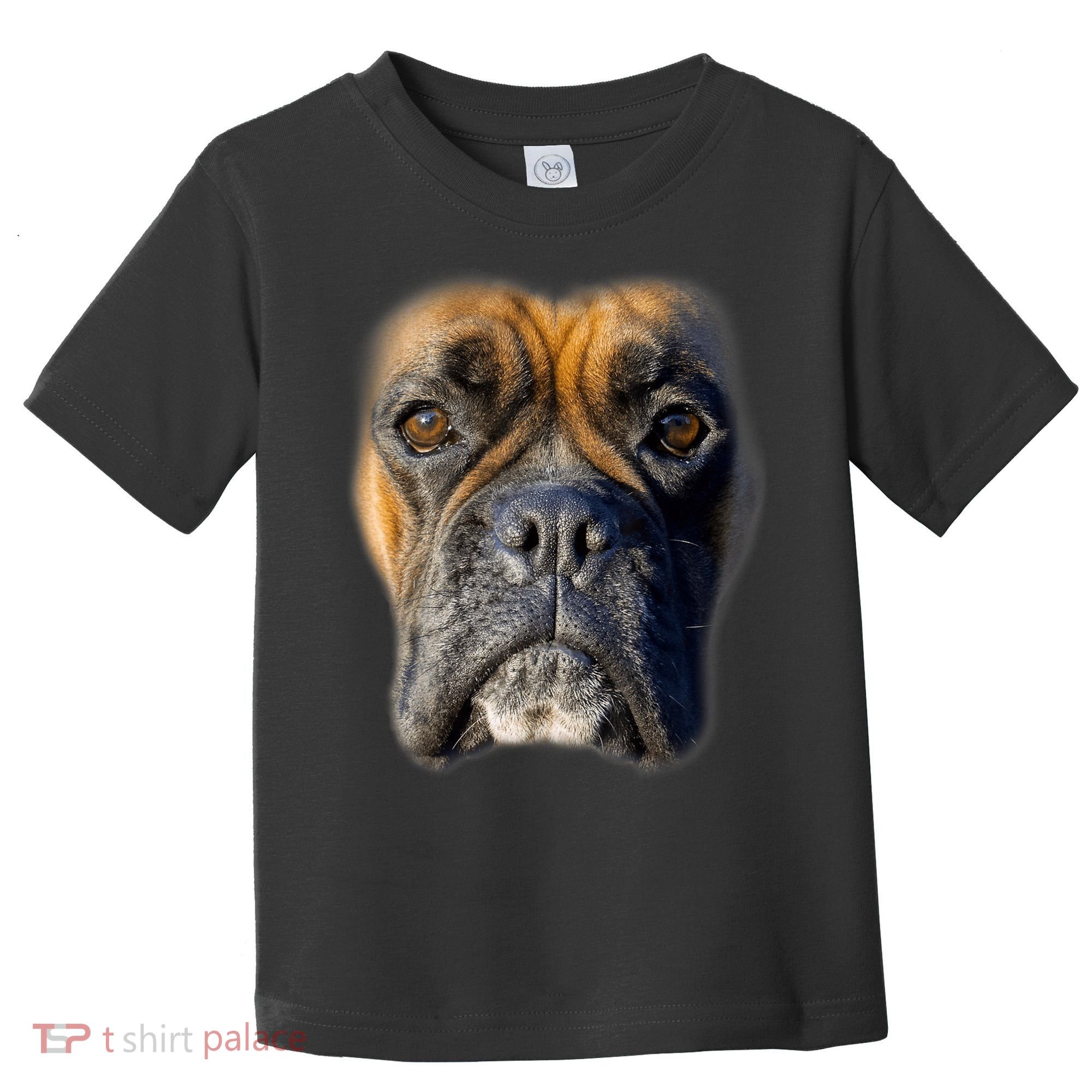 Animal Lover Gift Boxer Face Funny Dog Lovers Tshirt Toddler T-Shirt