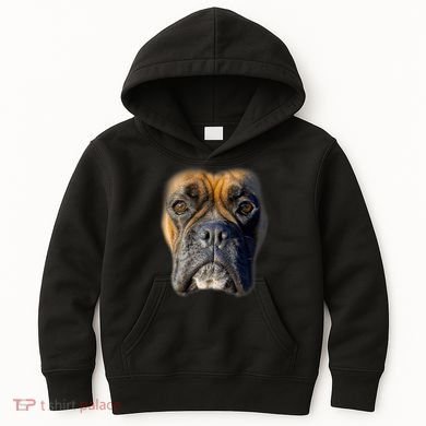 Animal Lover Gift Boxer Face Funny Dog Lovers Tshirt Kids Hoodie