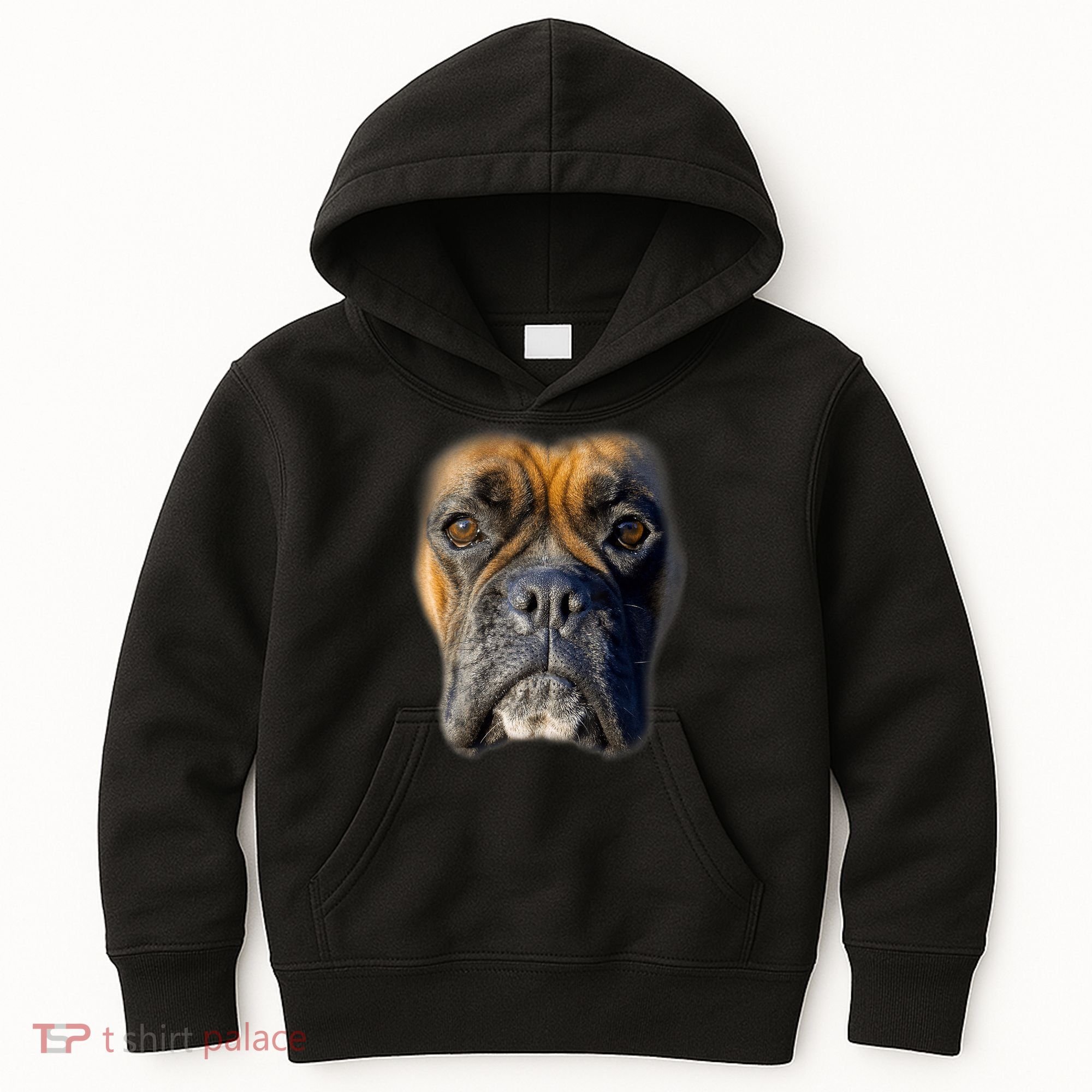 Animal Lover Gift Boxer Face Funny Dog Lovers Tshirt Kids Hoodie