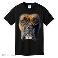 Animal Lover Gift Boxer Face Funny Dog Lovers Tshirt Kids T-Shirt thumb 0