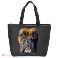 Animal Lover Gift Boxer Face Funny Dog Lovers Tshirt Tote Bag thumb 0