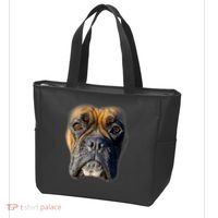 Animal Lover Gift Boxer Face Funny Dog Lovers Tshirt Tote Bag thumb 3
