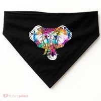 Animal Lover Gift Africa Safari Zoo Keeper Elephant USA-Made Doggie Bandana thumb 0