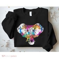 Animal Lover Gift Africa Safari Zoo Keeper Elephant Sweatshirt thumb 2