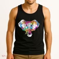 Animal Lover Gift Africa Safari Zoo Keeper Elephant Tank Top thumb 3