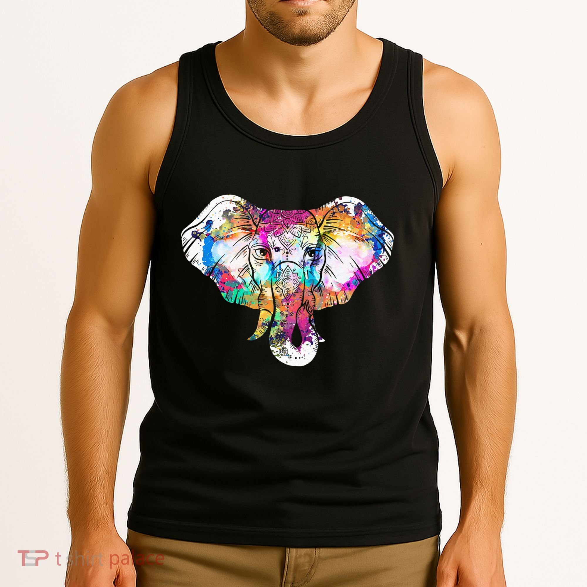 Animal Lover Gift Africa Safari Zoo Keeper Elephant Tank Top
