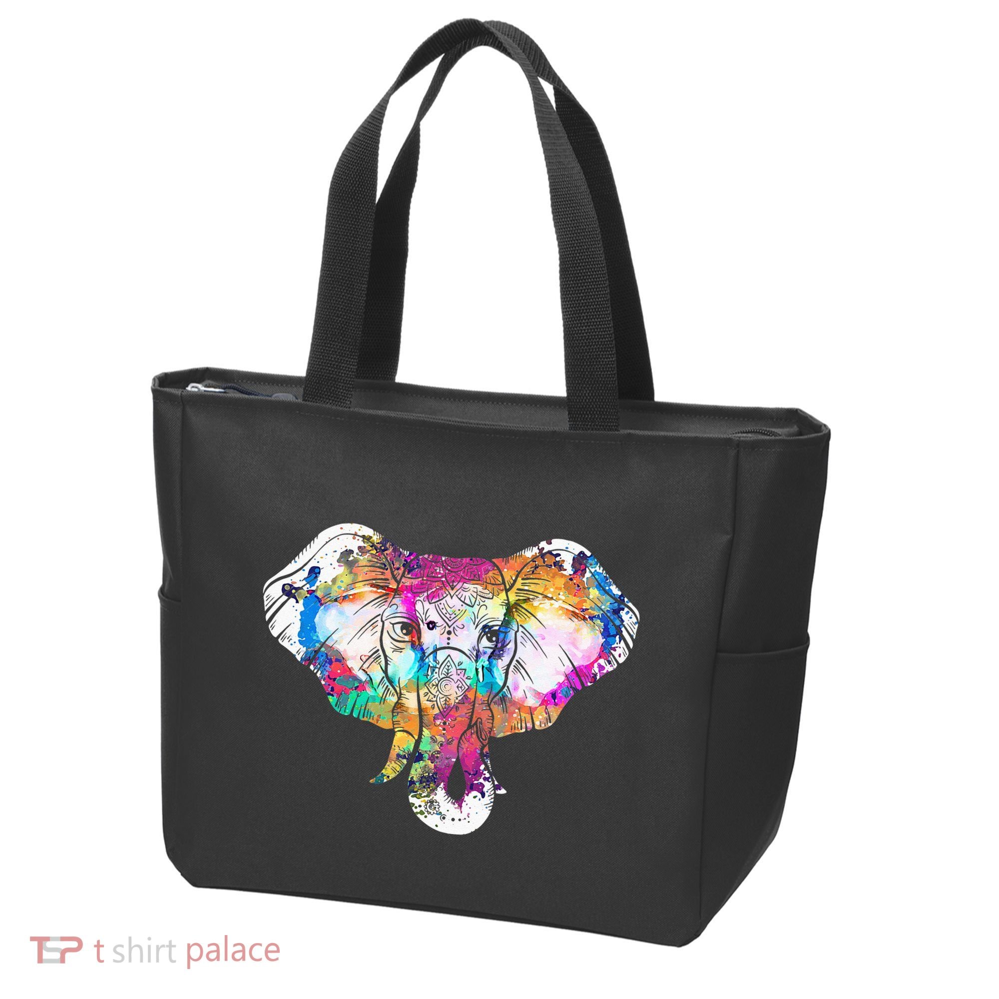 Animal Lover Gift Africa Safari Zoo Keeper Elephant Tote Bag
