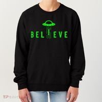 Alien Lover Gifts Ufo Abduction Believe Women's Sweatshirt thumb 0