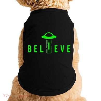 Alien Lover Gifts Ufo Abduction Believe Doggie Tank