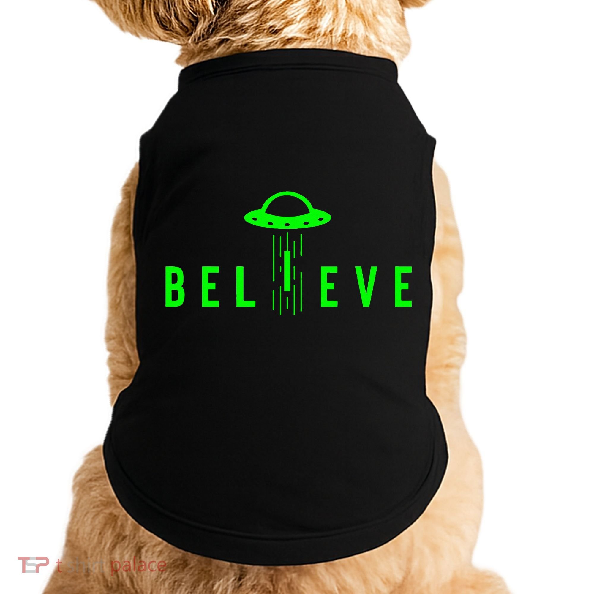Alien Lover Gifts Ufo Abduction Believe Doggie Tank