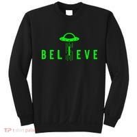 Alien Lover Gifts Ufo Abduction Believe Sweatshirt thumb 0