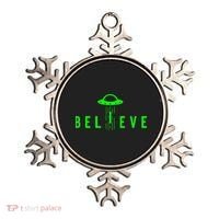 Alien Lover Gifts Ufo Abduction Believe Ornament thumb 0