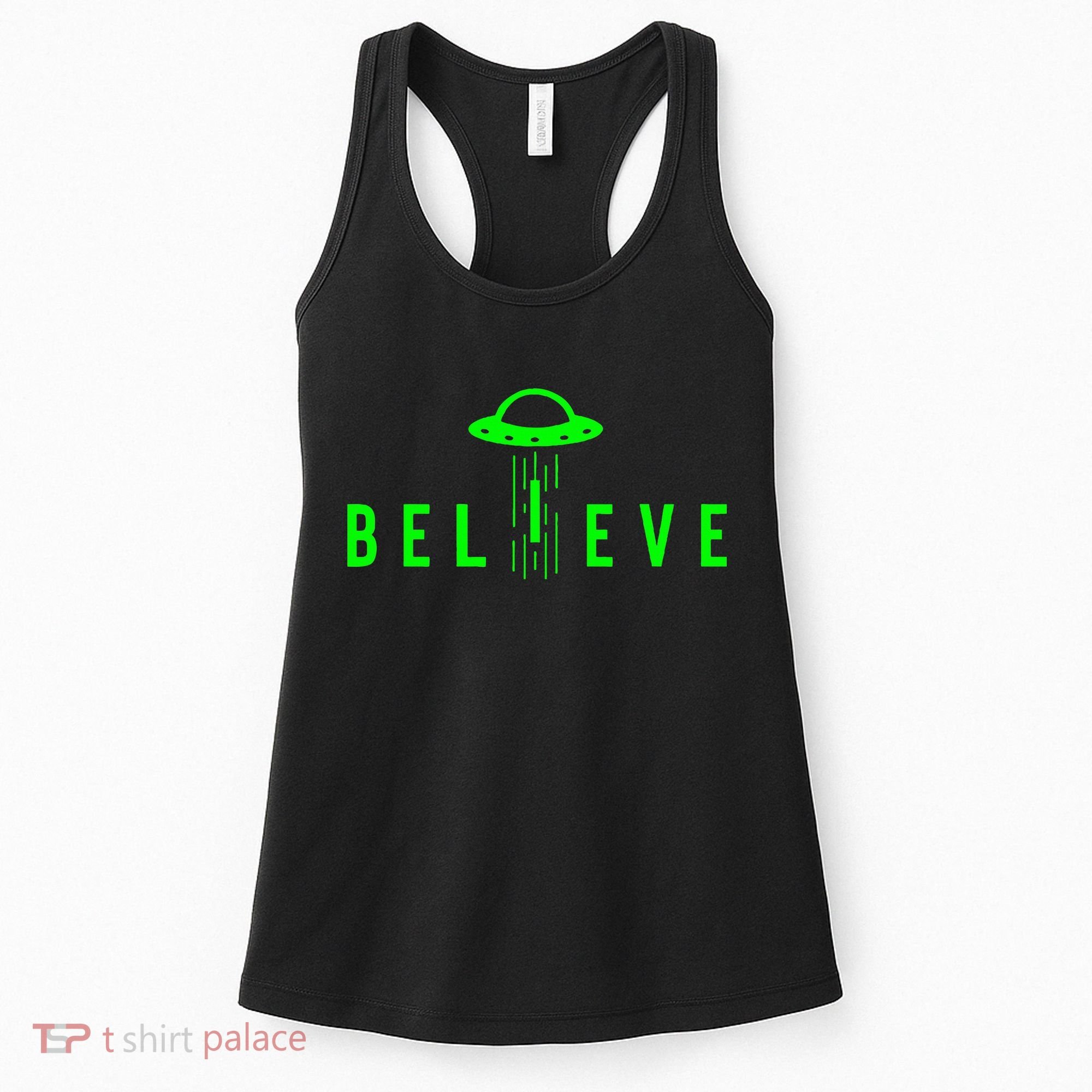 Alien Lover Gifts Ufo Abduction Believe Women's Tank Top