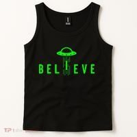 Alien Lover Gifts Ufo Abduction Believe Tank Top thumb 2