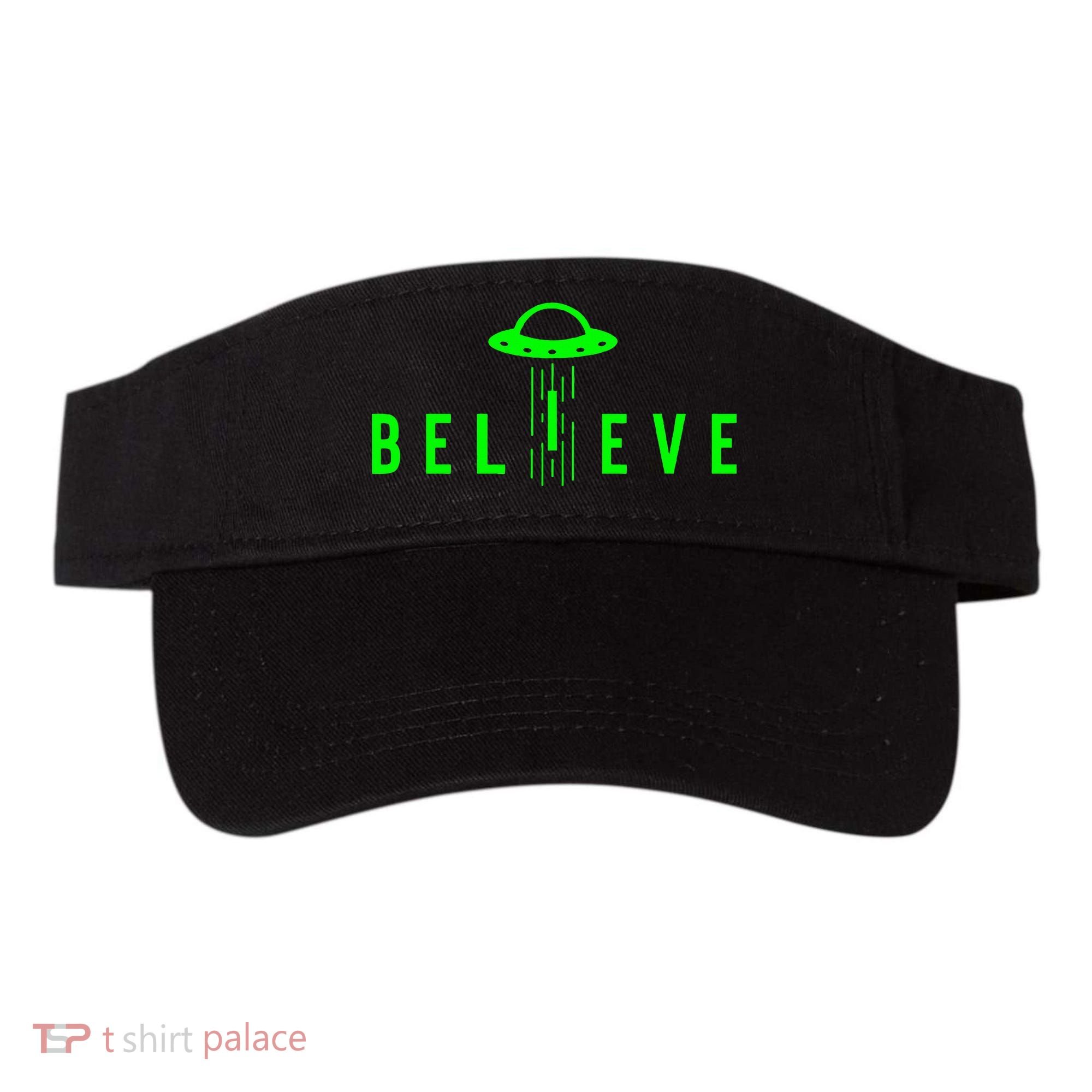Alien Lover Gifts Ufo Abduction Believe Visor