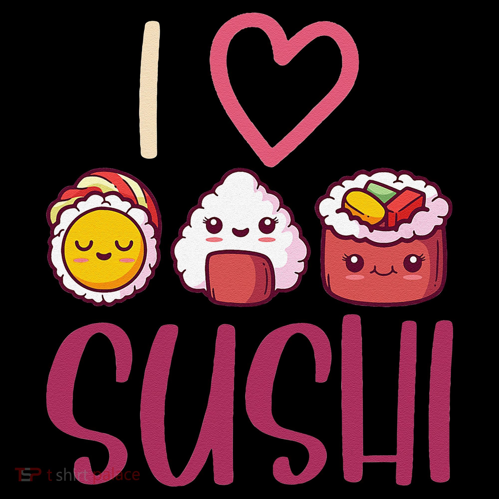 Anime Lover Gift Asian Food Nigiri Sashimi Maki I Love Sushi Coffee Mug