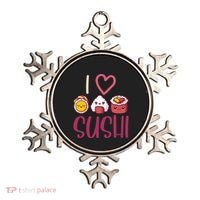 Anime Lover Gift Asian Food Nigiri Sashimi Maki I Love Sushi Ornament thumb 0