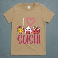 Anime Lover Gift Asian Food Nigiri Sashimi Maki I Love Sushi T-Shirt thumb 5