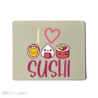 Anime Lover Gift Asian Food Nigiri Sashimi Maki I Love Sushi Mousepad thumb 0