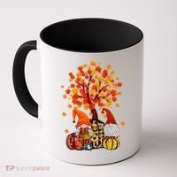 Autumn Leaves Gnomes Fall Season Pumpkin Coffee Mug thumb 0