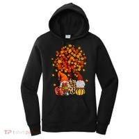 Autumn Leaves Gnomes Fall Season Pumpkin Women's Hoodie thumb 0